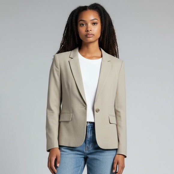 H&M Jackets & Blazers - H&M Beige Women's Blazer